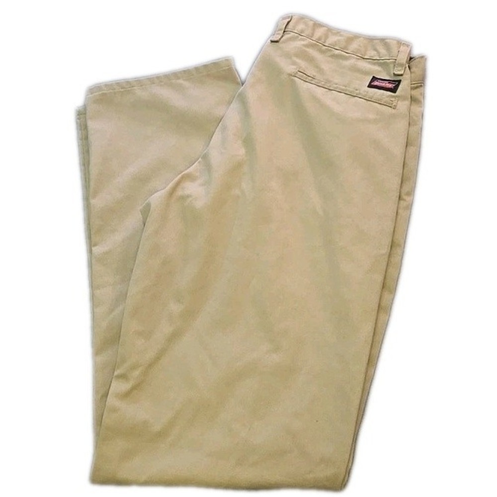 Dickies Mens Industrial Work Pants 34x34 Beige Straight‎ Leg GP811 Khaki Tan